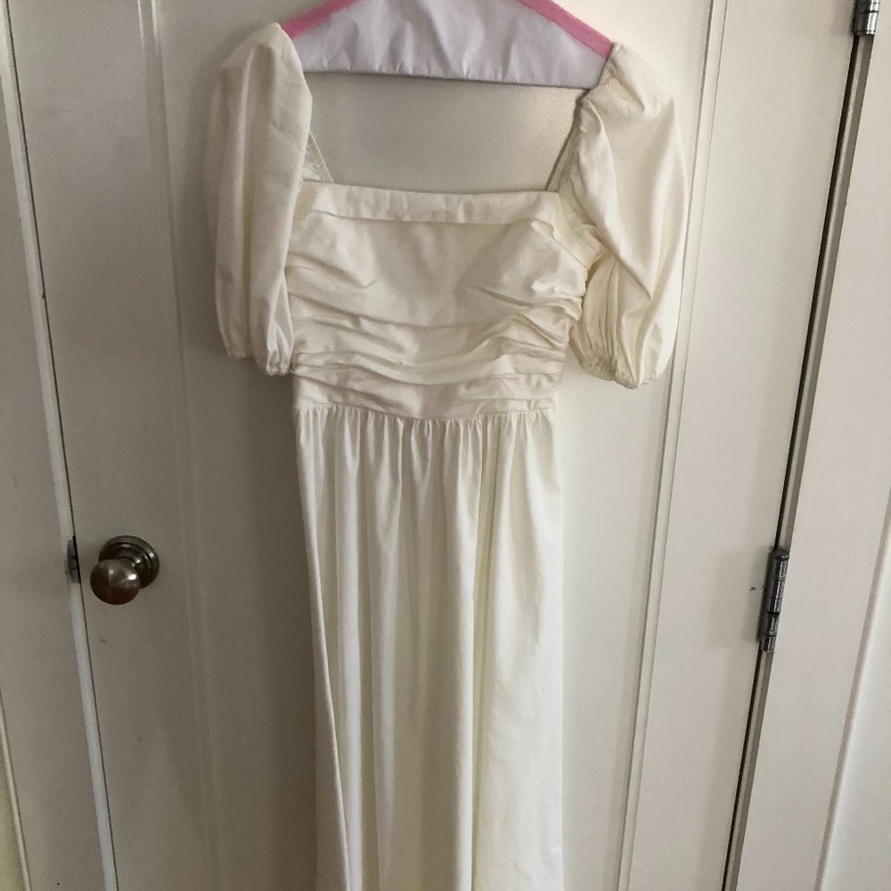 Reformation Rachelle Dress - White - Size 4